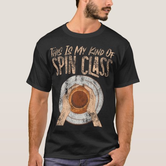 Aardewerk keramiek Dit is mijn soort spin class wo T-shirt (Voorkant)