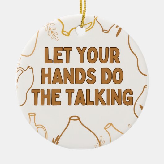 Aardewerk Keramisch Ornament (Voorkant)