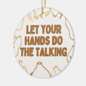 Aardewerk Keramisch Ornament (Links)