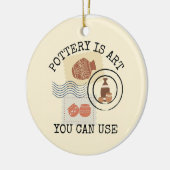 Aardewerk Keramisch Ornament (Links)