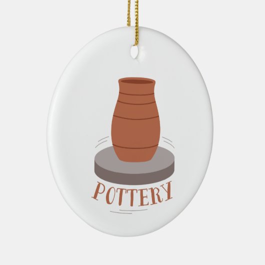 Aardewerk Keramisch Ornament (Rechts)