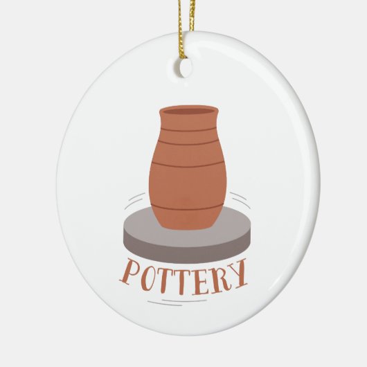 Aardewerk Keramisch Ornament (Links)