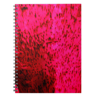 Aardewerk met aardbei notitieboek