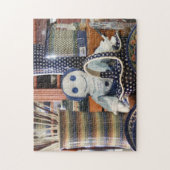 Aardewerk poppenpuzzel legpuzzel (Verticaal)