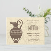 Aardewerk tentoonstelling kaart (Staand voorkant)