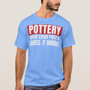Aardewerk unieke kunst grappige keramische kunst k t-shirt