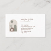 Aardewerk Vaas Modern Interieur Design Home Decor Visitekaartje (Achterkant)