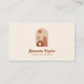 Aardewerk Vaas Modern Interieur Design Home Decor Visitekaartje (Voorkant)