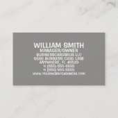 Aardewerkkunstenaar Antiek Visitekaartje (Achterkant)