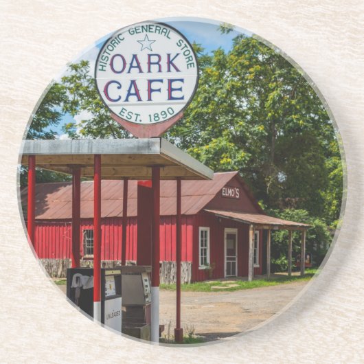 Aardgaspompen Zandsteen Onderzetter (Voorkant)