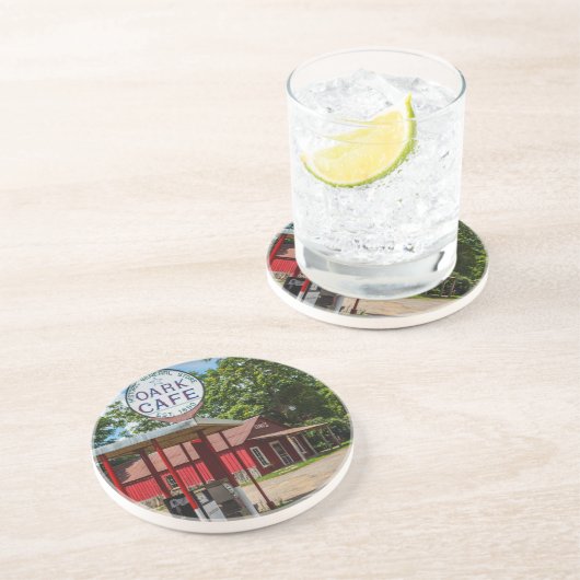 Aardgaspompen Zandsteen Onderzetter (Zijkant)