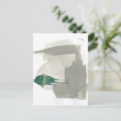 Aardgebaren - Grijs en Groen Briefkaart (Staand voorkant)