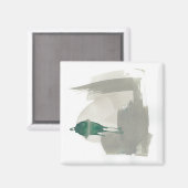 Aardgebaren - Grijs en Groen Magneet (Voorkant / Achterkant)