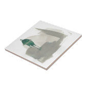 Aardgebaren - Grijs en Groen Tegeltje (Zijkant)