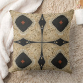 Aardgebonden elegantie Gooi Kussen (Deken)