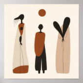 Aardgebonden figuren poster (Voorkant)