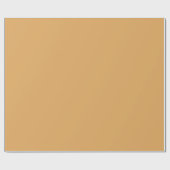 Aardgeel Effen Kleur Cadeaupapier (Vlak)