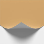 Aardgeel Effen Kleur Cadeaupapier (Hoek)