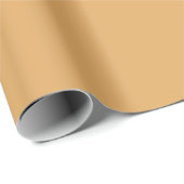 Aardgeel Effen Kleur Cadeaupapier (Rol Hoek)