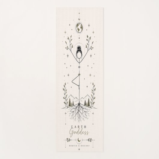 Aardgodin Boomhouding Yoga Mat (Voorkant)