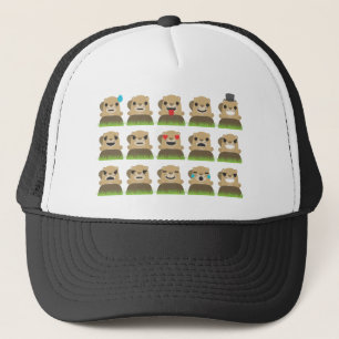 aardhog emojis trucker pet