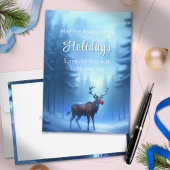 Aardig Bewerkbaar Winter Wonderland Feestdagenkaart