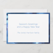 Aardig bewerkbare winter wonderland feestdagenkaart (Achterkant)