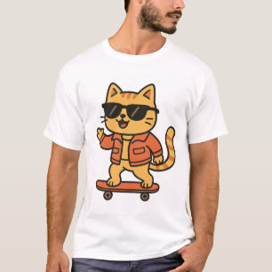 Aardig Cute Kat Design T-shirt