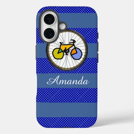 aardig fietsen gepersonaliseerd Case-Mate iPhone case (Achterkant)