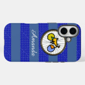 aardig fietsen gepersonaliseerd Case-Mate iPhone case (Achterkant (horizontaal))