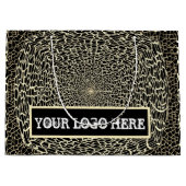 AARDIG GOUD EN ZWART GROOT CADEAUZAKJE (Voorkant)