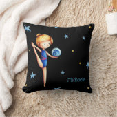 Aardig gymnastiekmeisje kussen (Deken)