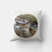 Aardig Hertenjong Bos Baby Ree Zachte Kussen (Achterkant)
