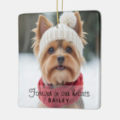 Aardig hondenfoto sympathie ornament (Links)