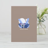 Aardig Karakter Dier Karakter Koala Kunst Kaart (Staand voorkant)