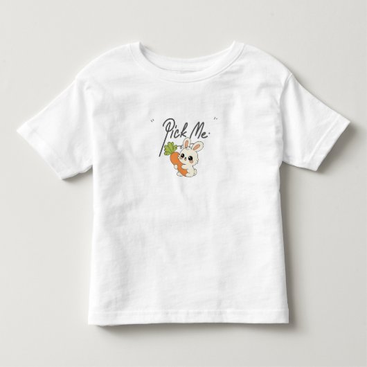 Aardig Konijn Ontwerp Kinder Shirts (Voorkant)