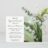 AARDIG LEUKE LELIETJE-VAN-DALEN FEest UITNODIGING (Staand voorkant)