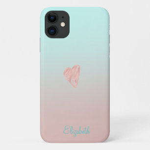 Aardig Meisjesachtig Ombre Hart Case-Mate iPhone Case