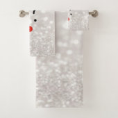 Aardig rendiergezicht, Bokeh Bad Handdoek (Insitu)