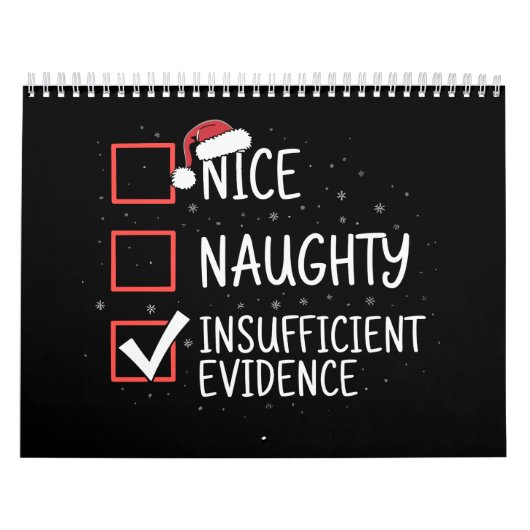 Aardig Stout Onvoldoende Bewijs Kerstmis Grappig Kalender (Hoes)