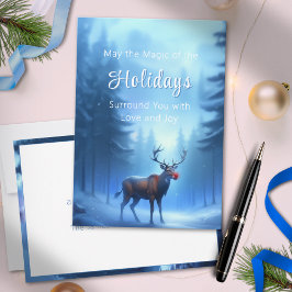 Aardig te bewerken Winter Wonderland Feestdagenkaart