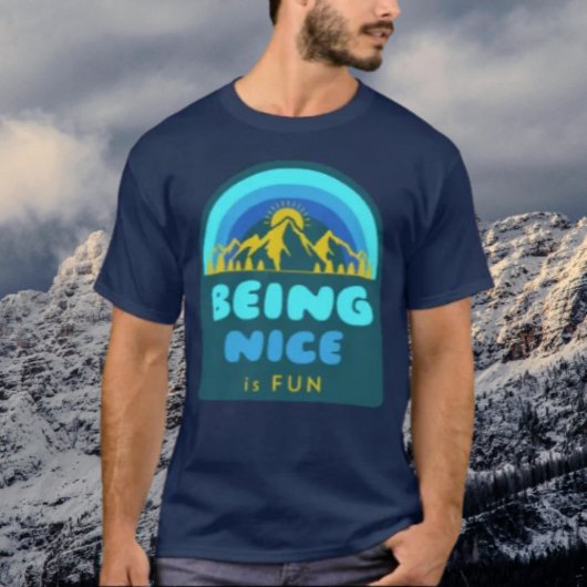 Aardig Zijn Is Leuk Bergen T-shirt