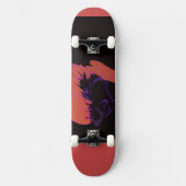 Aardige animatiekarakter skateboard (Voorkant)