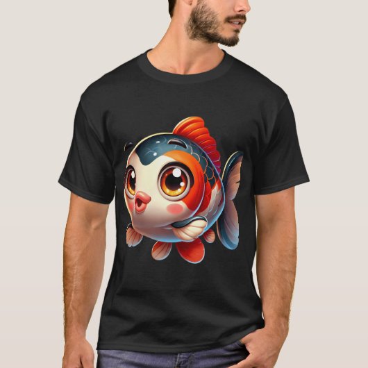 Aardige Aziatische Karper T-shirt (Voorkant)