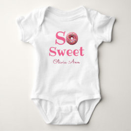 Aardige baby geboorte gepersonaliseerde details romper