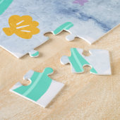 Aardige baby zeemeermin,Zee Legpuzzel (Zijkant)