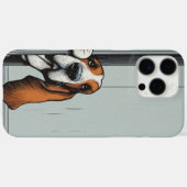 Aardige Basset Hound Hond Muurkunst Case-Mate iPhone Case (Achterkant (horizontaal))