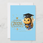 Aardige Bij Afgestudeerde Klas van 2026. Kaart (Achterkant)