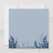 Aardige Blauwe Onder de Zee Walvishaak Naam Kaart (Achterkant)