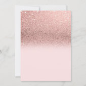Aardige bloem, glitters bruidsdouche kaart (Achterkant)